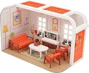 ibasenice Fantastic Miniature Living Room Scene Toy Set Micro Scene Toy Micro Room Kit DIY Doll House Kit