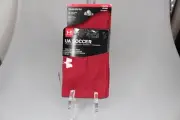 Under Armour UA Soccer Sock Youth YLG 7-9 Over the Calf Cardinal 1 Pair NEW