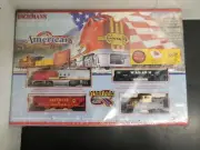 Bachmann "The American" Complete Ready to Run HO Scale Electric Train Set #00653