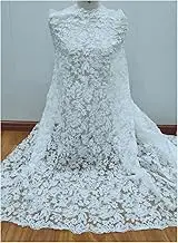 Fabric Sequin Lace Applique Wedding Dress Floral Applique Garment Fabric