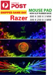 Razer Extended Mouse Keyboard Mat Pad Large Laptop Gaming Desk Anti-slip Mat