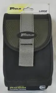 Targus "Large Camera Case" DELC22, Gray/Green, Shoulder Strap, New on Card