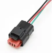 BIZOCA Rail Water Temperature Sensor Connect for Waterproof Auto Wire Harness Connector DJ7038C-1.5-21(1 x 15cm Wire)