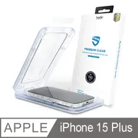 在飛比找PChome24h購物優惠-hoda iPhone 15 Plus 美國康寧授權滿版玻璃