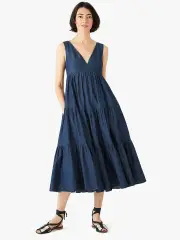 chambray vineyard midi dress
