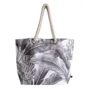 Maison by Rapee TROPICANA BLACK Reversible Tote Bag