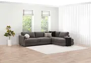 COURTNEY FABRIC Corner Lounge with RHF Chaise