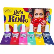 Gelish Soak Off Gel Let's Roll Collection Summer 2025 - 6pc Display