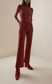 [Gabriela Hearst] Ezra Cropped Bootcut Jeans