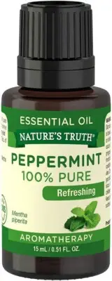 4PK Nature's Truth Refreshing Peppermint Essential Oil, 0.51 Fl Oz 840093101006