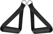 2Pcs Durable Resistance Band Handles with Foam Grips Exercise Attachments for Home Gym Strength Training Versatile and Easy to Use Cable Machine Accessories