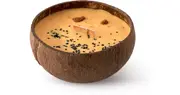 Tropicandle Vanilla & Caramel scented candle with wooden wick with wooden wick 350 ml