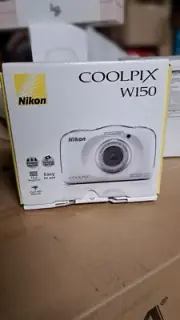 Nikon Coolpix W150, White, Compact Waterproof Shockproof Digital Camera NEW