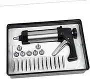 COLLBATH 21-Piece Cookie Decorating Decorating Tools 13 Shaped Discs 7 Icing Tips for Baking