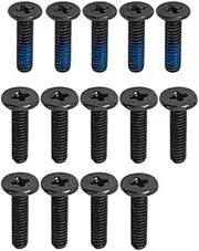 Gintai 14Pcs Lower Bottom Base Cover Case Screws Replacement for ASUS ROG Zephyrus Duo 15 SE GX551 GX551QM GX551QR GX551QS (Black)