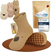[Matschepfuetze] Children's Stopper Socks - Extra Anti-Rusch Function for Maximum Grip - Baby Socks for Comfort & Safety - Baby Stopper Socks for Fun & Adventure without Risk of Slipping, Mix 2 Set of