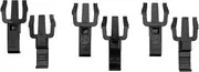 MSA Full Brim Hard Hat Clips 3 Pairs HMT