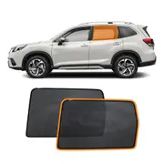 Car Rear Window Sun Shade for Subaru Forester 2018-2024 Magnetic Sun Blind Mesh