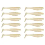 2x 6PK 3In Rapala Crush City Heavy Hitter Plastic Paddle Tail Lures - Whitebait