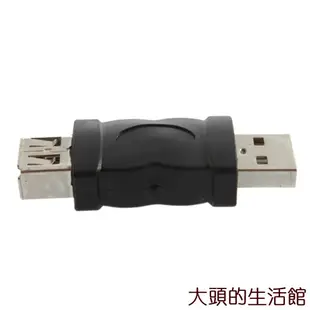 Firewire IEEE 1394 6針母型到USB A型公適配器