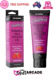 GoodHead Warming Head Edible Oral Delight Gel - Strawberry - 118ml
