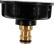 OSOLADY IBC Tote Adapter to 1/2 Inch Quick Connect Hose Fitting Coarse Thread to Water Tote Hose Connector IBC Tote Fittings