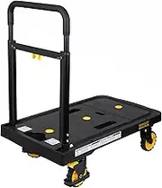 STANLEY FATMAX FXWT-712 Aluminium Platform Trolley, Black/Yellow