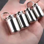 EDC Titanium Ti Portable Outdoor Waterproof Box Pill Case Survival Tool L-124K