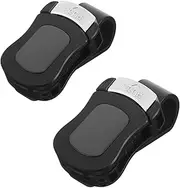 iplusmile 2pcs Compact Sunglass Holder with Stable Grip Sponge Padding Eyewear Mount for Trucks Suvs Car Interior Accessories
