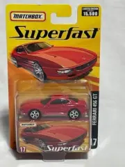 Matchbox Superfast Ferrari 456 GT, Red, #17, 1/64, NIB