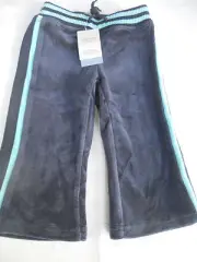 baby girls Pumpkin Patch velour navy joggers Trackpants 6-12mths Size 0