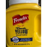 在飛比找蝦皮購物優惠-French’s Yellow Mustard黃芥末醬2.9