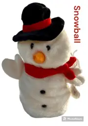 Vintage Ty Beanie Babies 2001 Snowball” Beanie Buddies Plush Snowman
