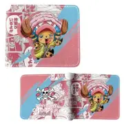 One Piece Bi-Fold Wallet - CHOPPER PUNK HAZARD STYLE A New (Tony Tony Billfold)