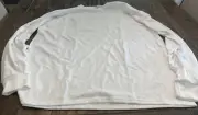 Jerzees Men's Dri-Power Cotton Blend White Long Sleeve Tees, Size XL