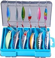 Idiot Bait | 12x Lifelike Floating Idiot Bait - Freshwater Supplies, Animated Lure with Box, Storks For, Small