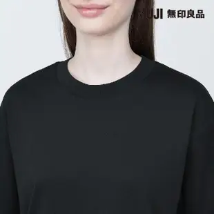 【MUJI 無印良品】女棉混天竺圓領短袖T恤(共9色)