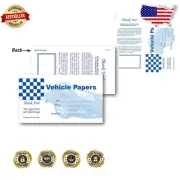 Personalized 50-Pack Vehicle Wallets for Organizing Car Documents Efficiently