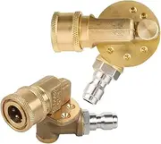 360 Degree Adjustable Nozzle for High Pressure Cleaners Quick Connect Interface Design (7 gear switching)