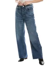 AllSaints Blake Dark Indigo Wide Leg Jean