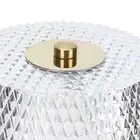 Led Cordless Table Lamp Dimmable Crystal Table Lamp 3-Color Led Gold Lamp Tou GE