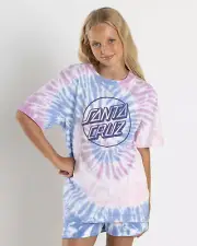 Santa Cruz Girls' Opus Dot Front T-Shirt
