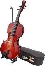 Fashionable Mini Musical Instrument Violin Home Decor Photography Props Brown 14cm Present