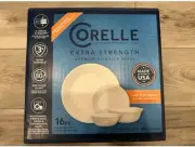 Corelle Winter Frost White 16-piece Mugless Dinnerware Set 114841 Brand New