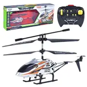 （Silver）Rechargeable Remote Control Helicopter, LED Light Modes, Altitude Hold, 3.5 Channel, Gyro Stabilizer,Remote Helicopter Toys for Boys and Girls