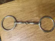 New Kelly loose ring snaffle bit rope design copper inlays show bit