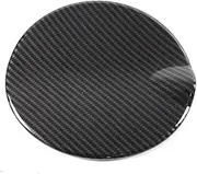 Compatible For Fiat 500 2016+ ABS Carbon Fiber Style Car Fuel Tank Cap Decorative Sticker Exterior Protection Accessories