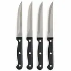 4 Pc Stainless Knife Set Professional Serrated Steak Knives Kitchen Cutlery Tool