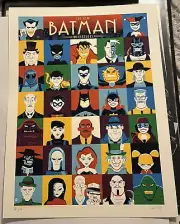 SIGNED The New Batman Adventures Poster Dave Perillo Mondo Art Print Bruce Timm