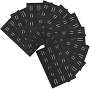 Parliky 10pcs Bible Index Tabs with Foil Design Removable Book Labels for Old and Testament Writable Bible Journaling Supplies for Christians